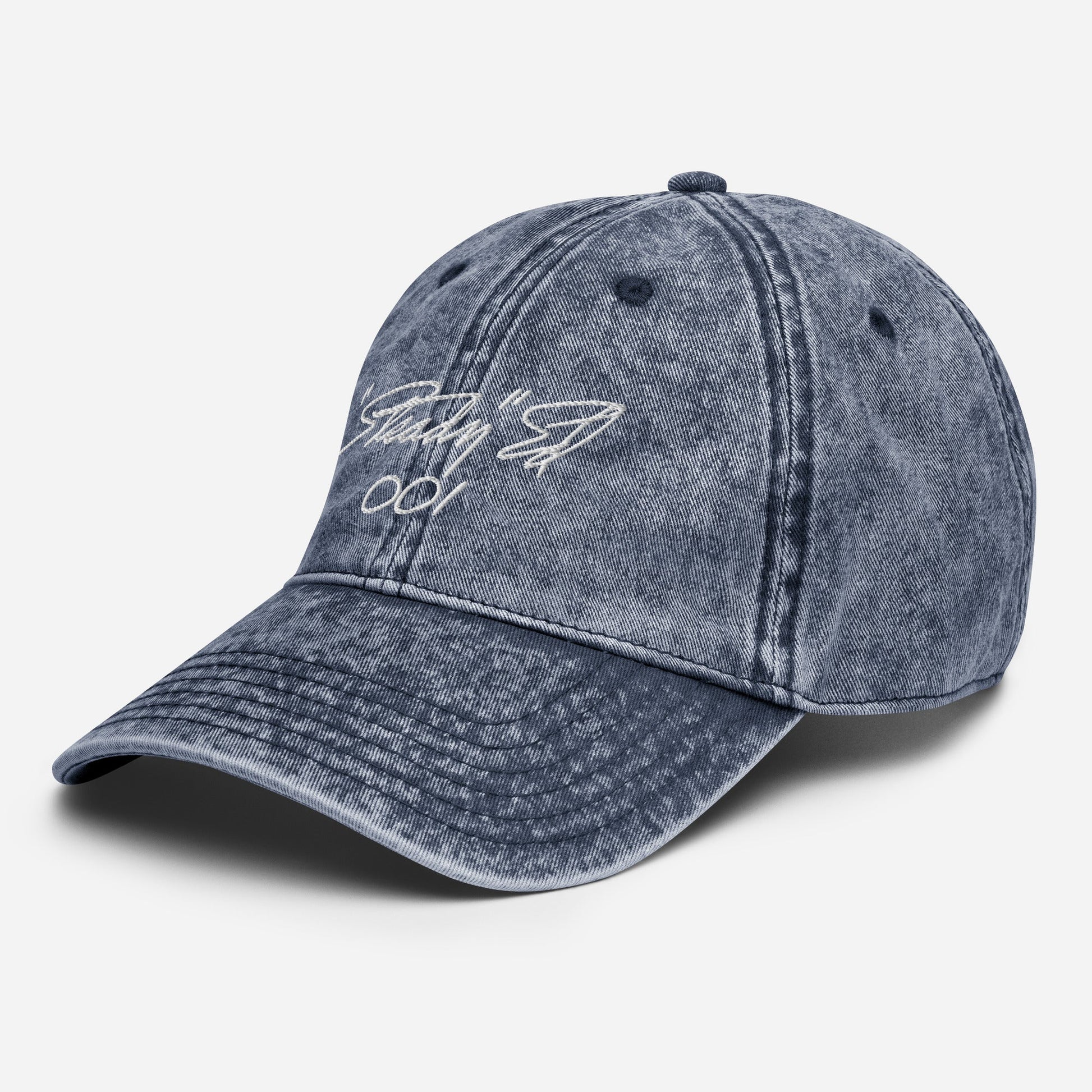 001 Vintage Cotton Twill Cap - Embroidered Cap - DGA Factory Store