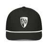 50 Year Rope Cap - Black/ White