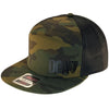 7 Panel Mesh Snapback DGA Logo Hat - Camouflage