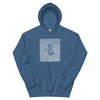 DGA Joy Hoodie (White Print) - Indigo Blue