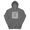 DGA Joy Hoodie (White Print) - Heather Graphite