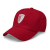 Embroidered Icon Dad Hat - Cranberry