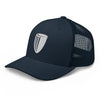 Embroidered Icon Trucker Hat - Navy