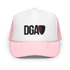 Embroidered Logo Foam Trucker - Light Pink