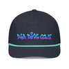Graffiti Golf Rope Hat - Navy/Mint