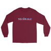 Graffiti Long Sleeve Shirt - Maroon