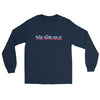 Graffiti Long Sleeve Shirt - Navy