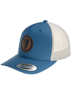 Leather Patch Curved Mesh Hat - Patch Cap - DGA Factory Store