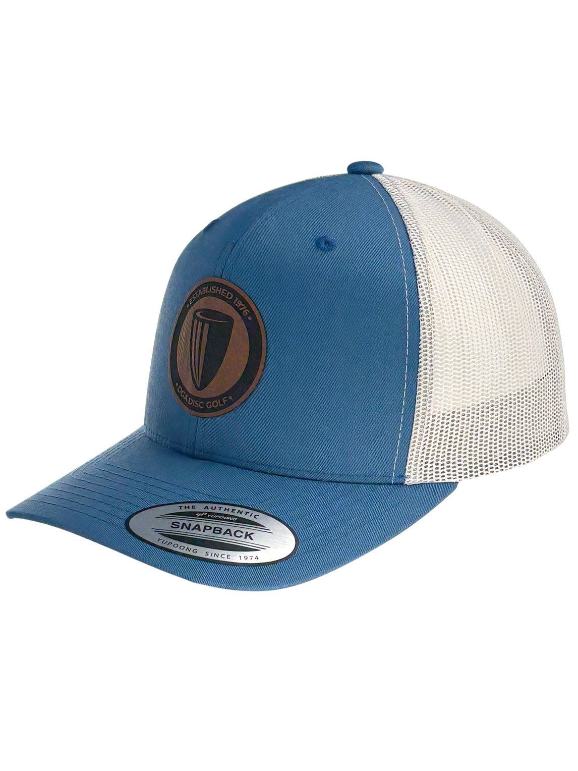 Leather Patch Curved Mesh Hat - Patch Cap - DGA Factory Store