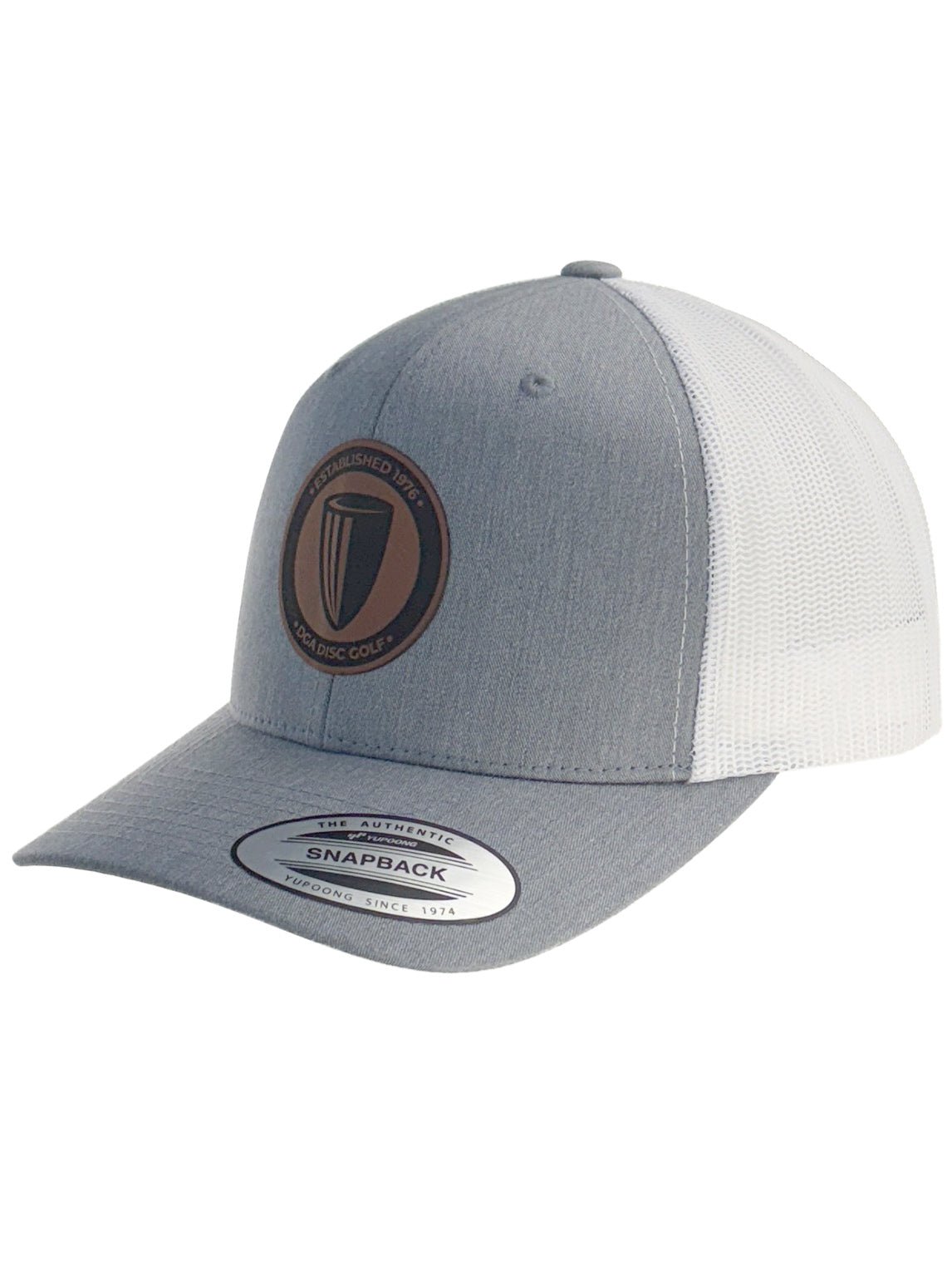 Leather Patch Curved Mesh Hat - Patch Cap - DGA Factory Store