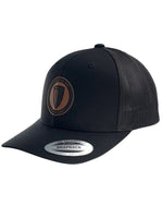 Leather Patch Curved Mesh Hat - Patch Cap - DGA Factory Store