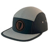 Leather Patch Packable Camper Hat - Silver