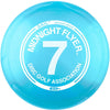 Midnight Flyer #7 Glow Sail Distance Driver - Blue Glow/White Stamp