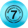 Midnight Flyer #7 Glow Sail Distance Driver - Blue Glow/Black Stamp