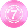 Midnight Flyer #7 Glow Sail Distance Driver - Pink Glow/White Stamp