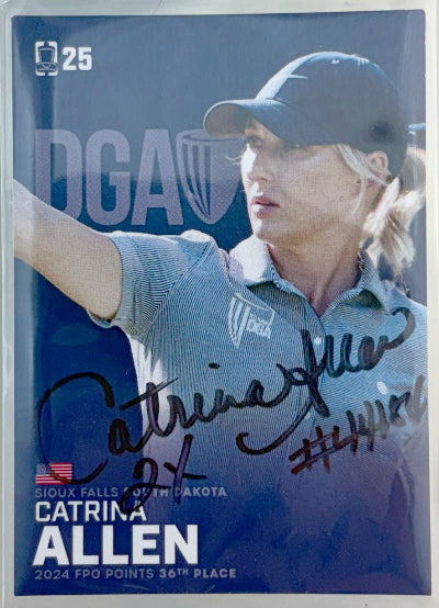 Signed Team Disc - Catrina Allen ProSeries Swirl Steady BL - Putt and Approach Disc - DGA Factory Store