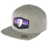 Wilderness Patch Flat Premium Hat - Heather