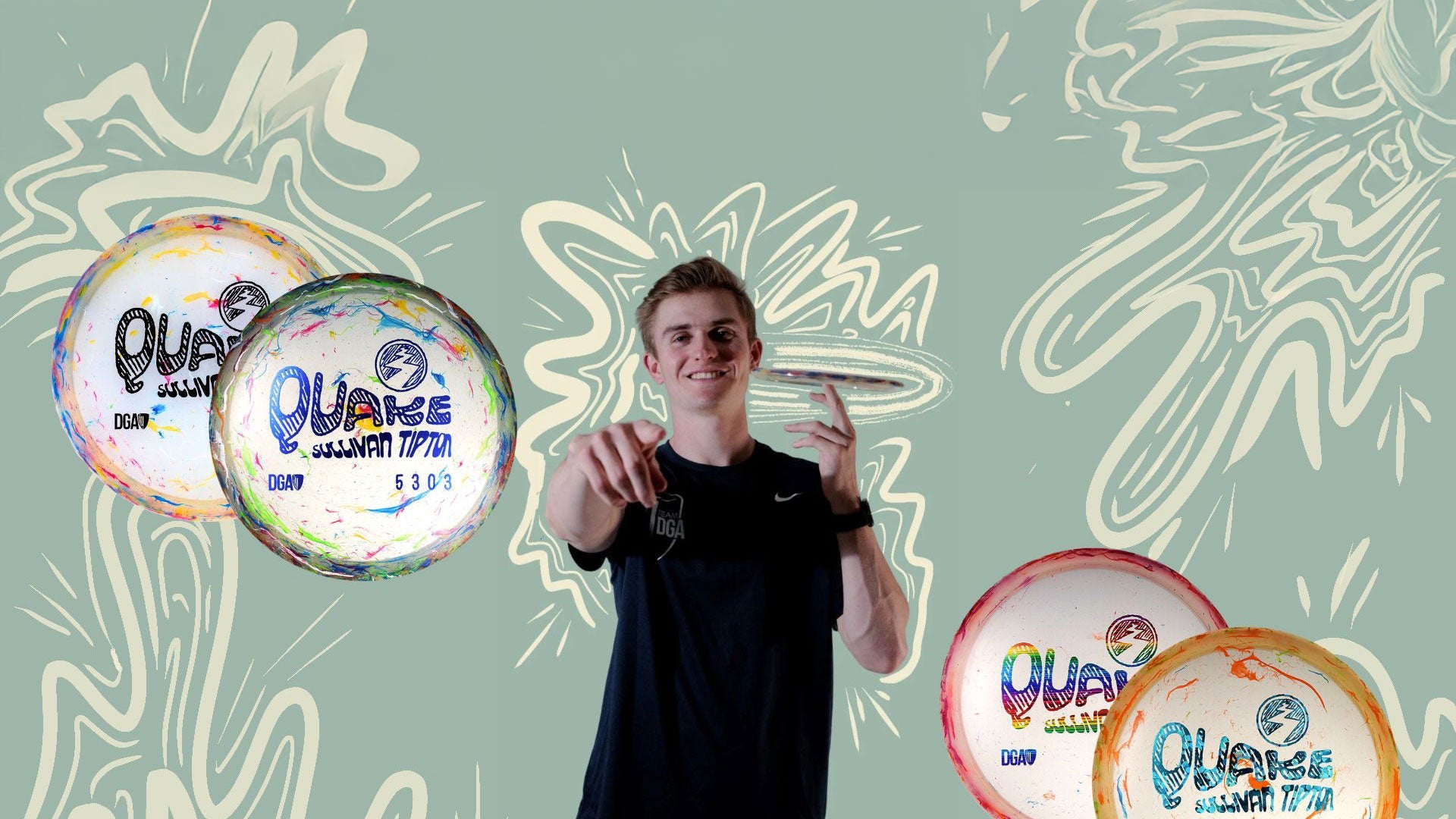 Team DGA Disc Golf Player Sullivan Tipton - DGA Factory Store