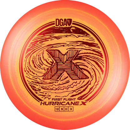 First Flight LE Swirl Hurricane X Distance Driver