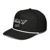 #001 Golf Rope Cap - Black