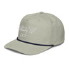 #001 Golf Rope Cap - Lt Gray/Navy