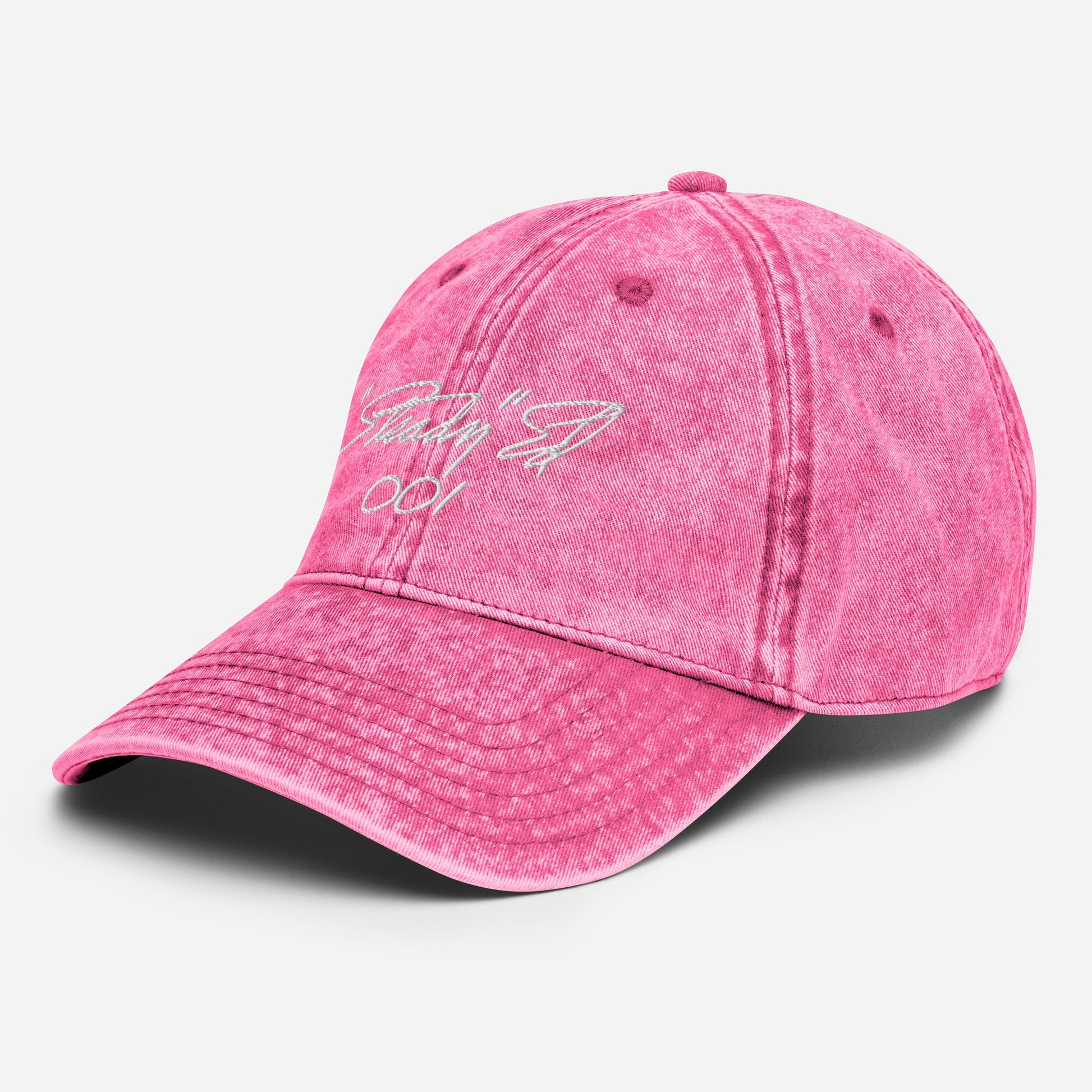 001 Vintage Cotton Twill Cap - Embroidered Cap - DGA Factory Store