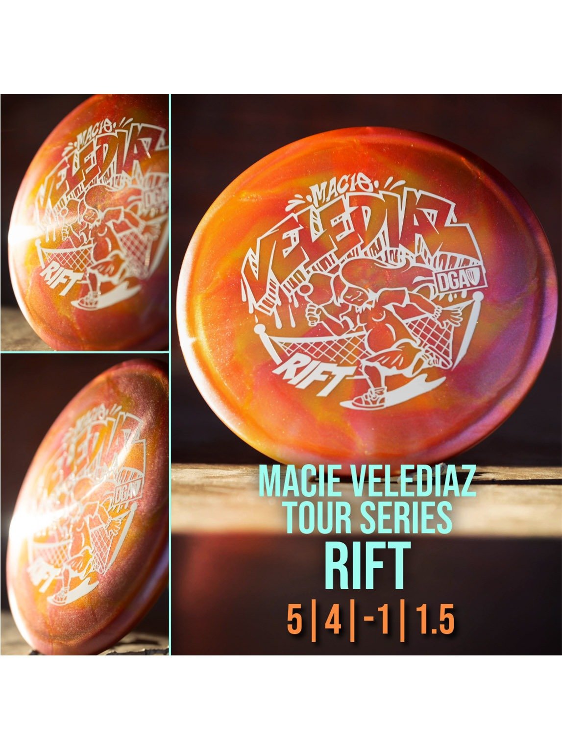 2024 Macie Velediaz Tour Series Rift Midrange Disc - Midrange Disc - DGA Factory Store