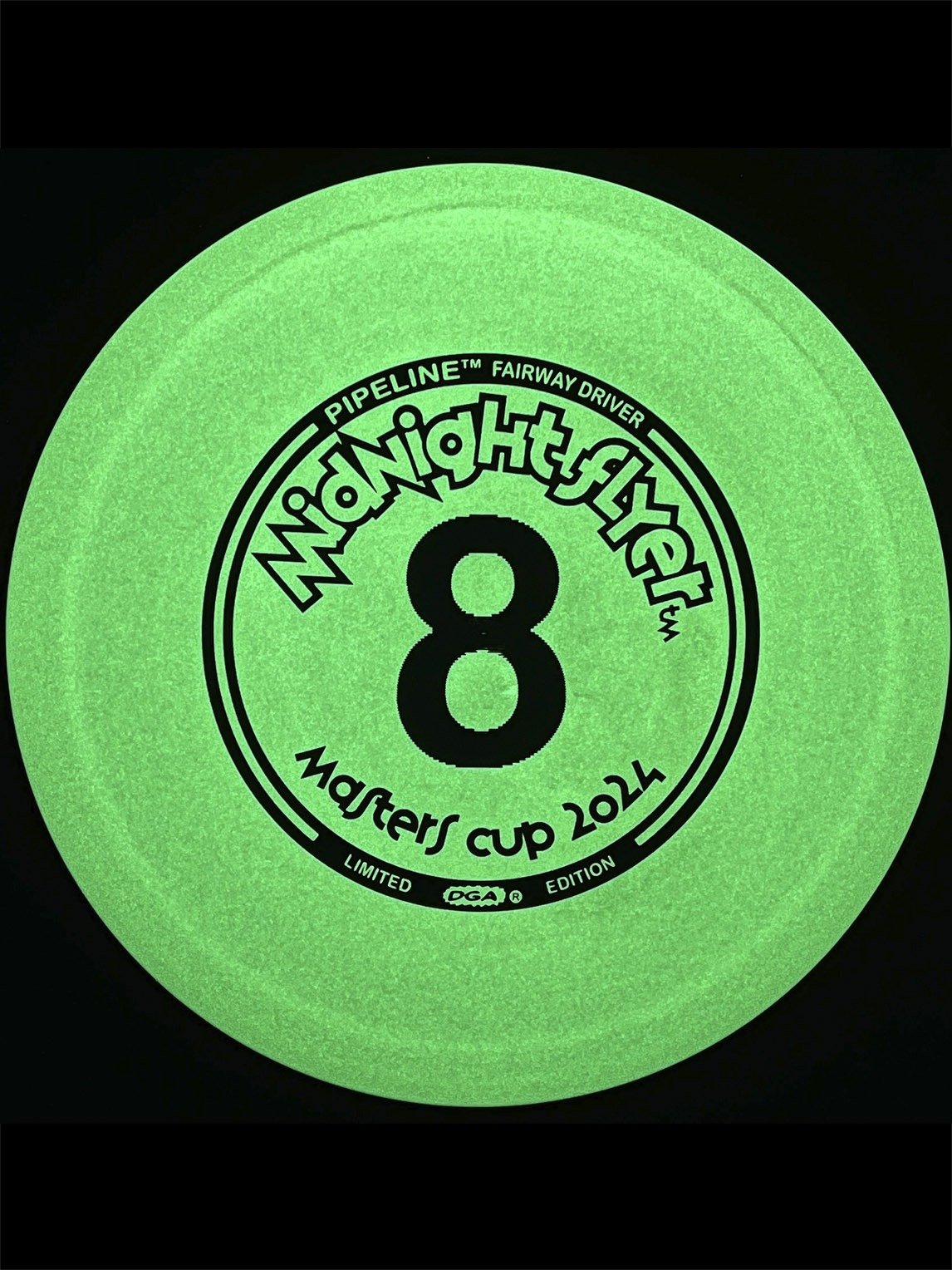 2024 Masters Cup Midnight Flyer Set 1 - 8 Glow Discs - Putt and Approach Disc - DGA Factory Store