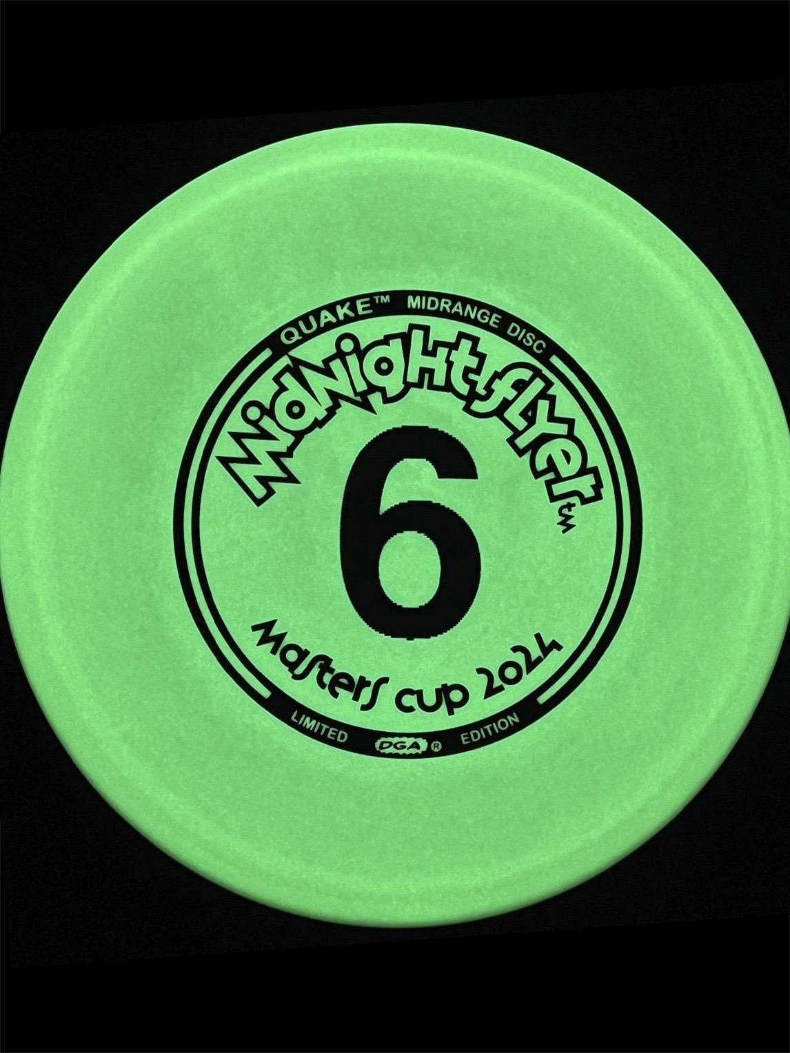 2024 Masters Cup Midnight Flyer Set 1 - 8 Glow Discs - Putt and Approach Disc - DGA Factory Store