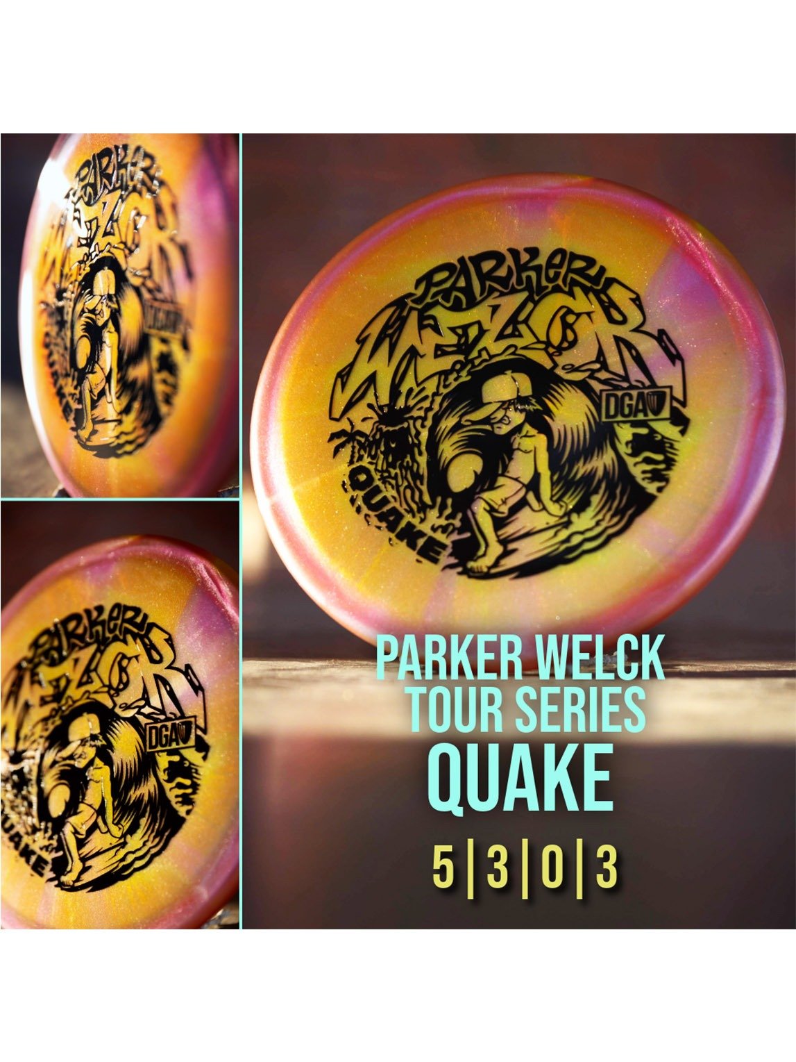 2024 Parker Welck Tour Series Quake - Midrange Disc - DGA Factory Store