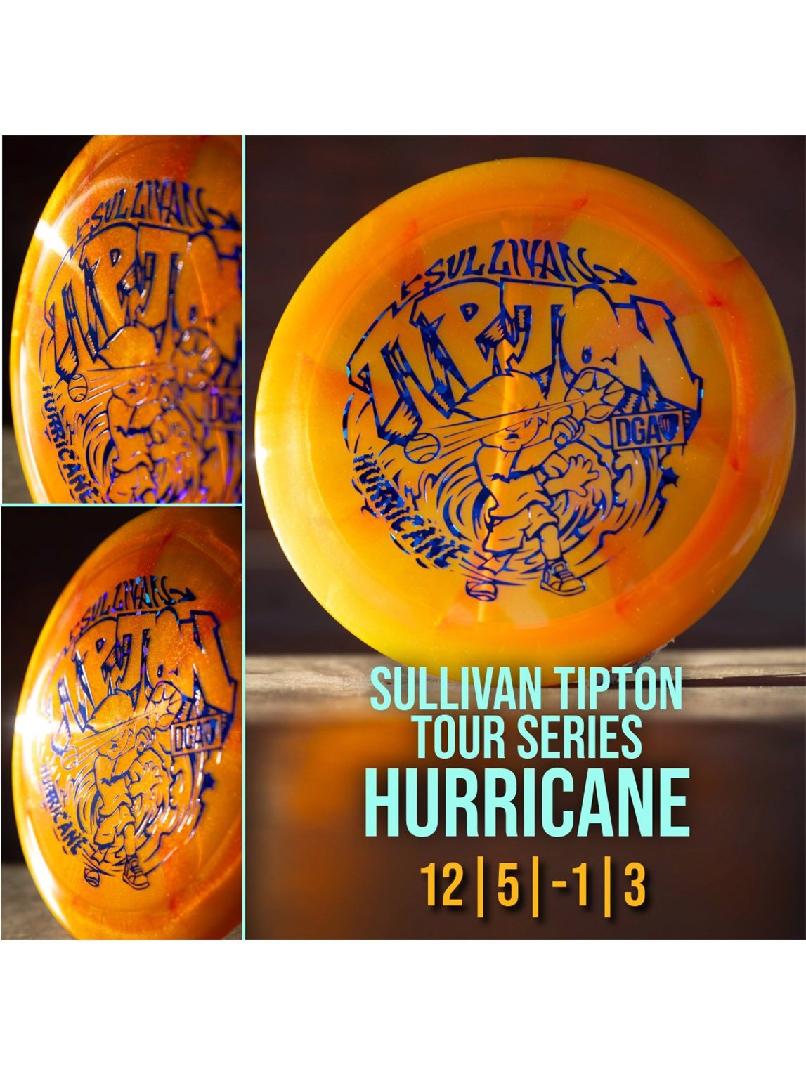 2024 Sullivan Tipton Tour Series Hurricane Distance Driver - Distance Driver - DGA Factory Store