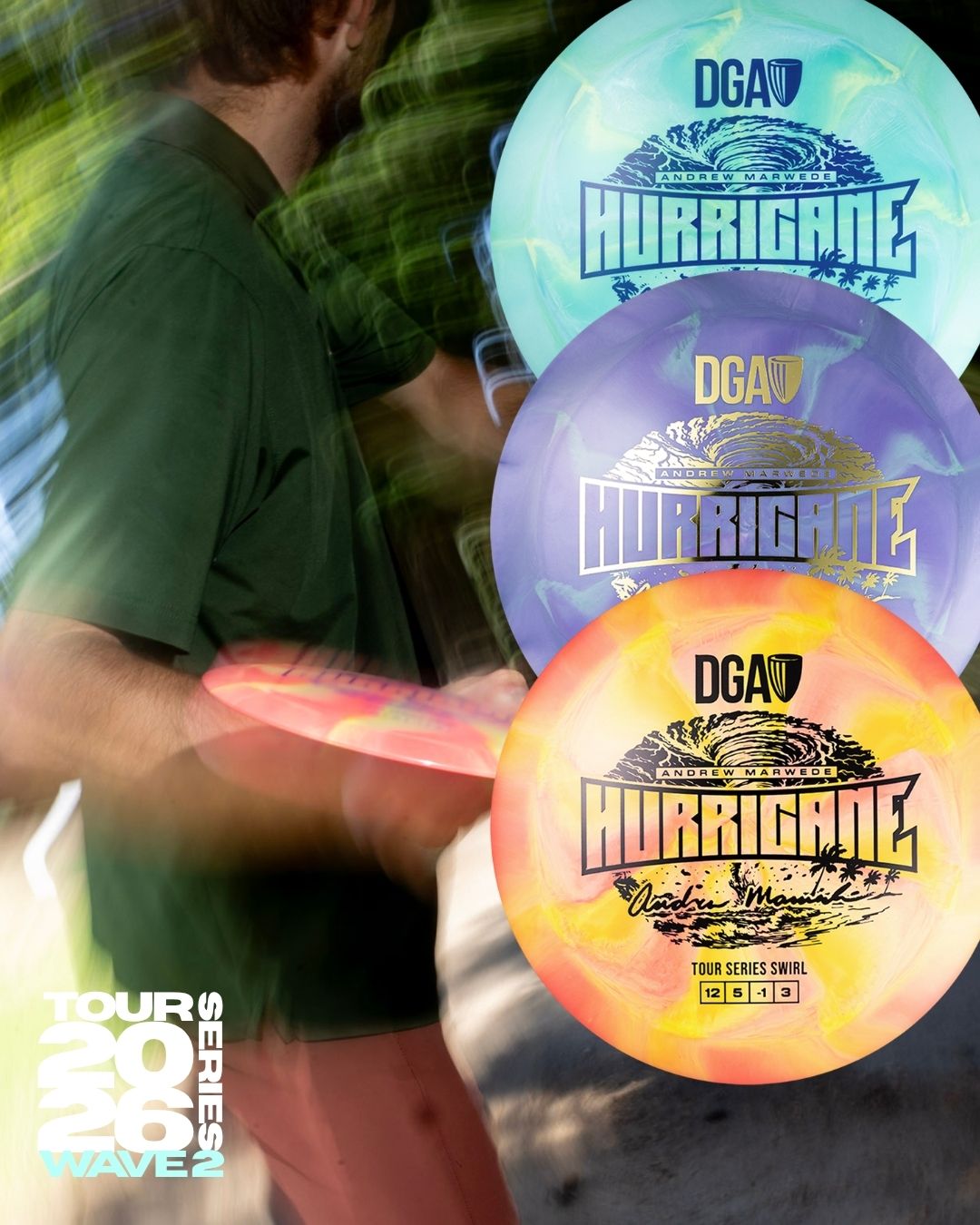 2026 Andrew Marwede Tour Series Hurricane - Distance Driver - DGA Factory Store