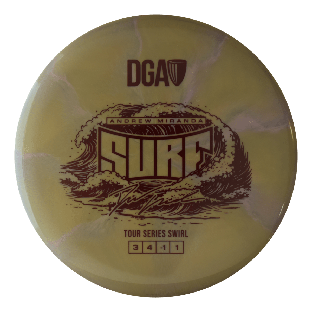 2026 Andrew Miranda Tour Series Surf - Putt and Approach Disc - DGA Factory Store