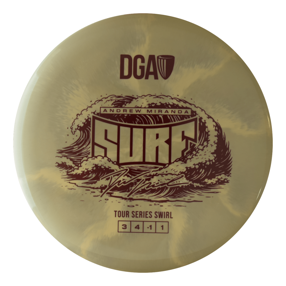 2026 Andrew Miranda Tour Series Surf - Putt and Approach Disc - DGA Factory Store