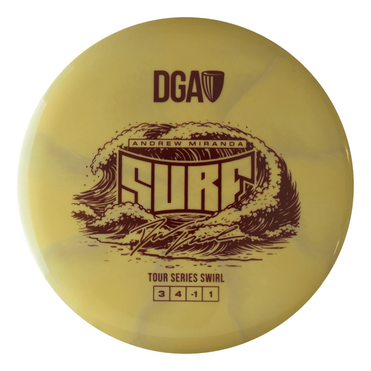 2026 Andrew Miranda Tour Series Surf - Putt and Approach Disc - DGA Factory Store