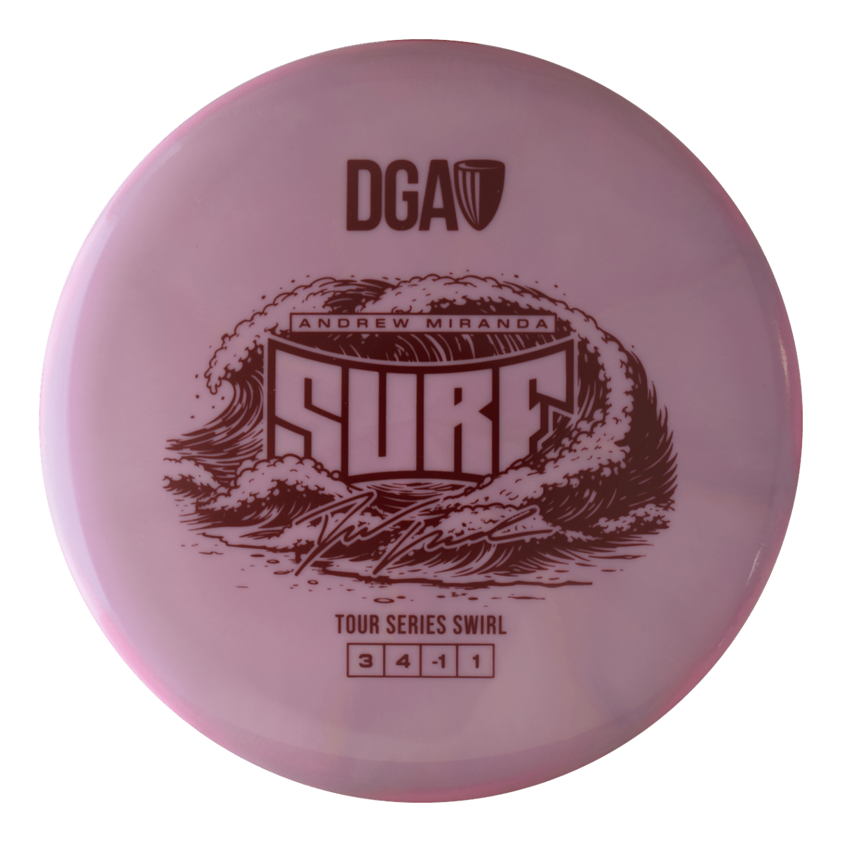 2026 Andrew Miranda Tour Series Surf - Putt and Approach Disc - DGA Factory Store