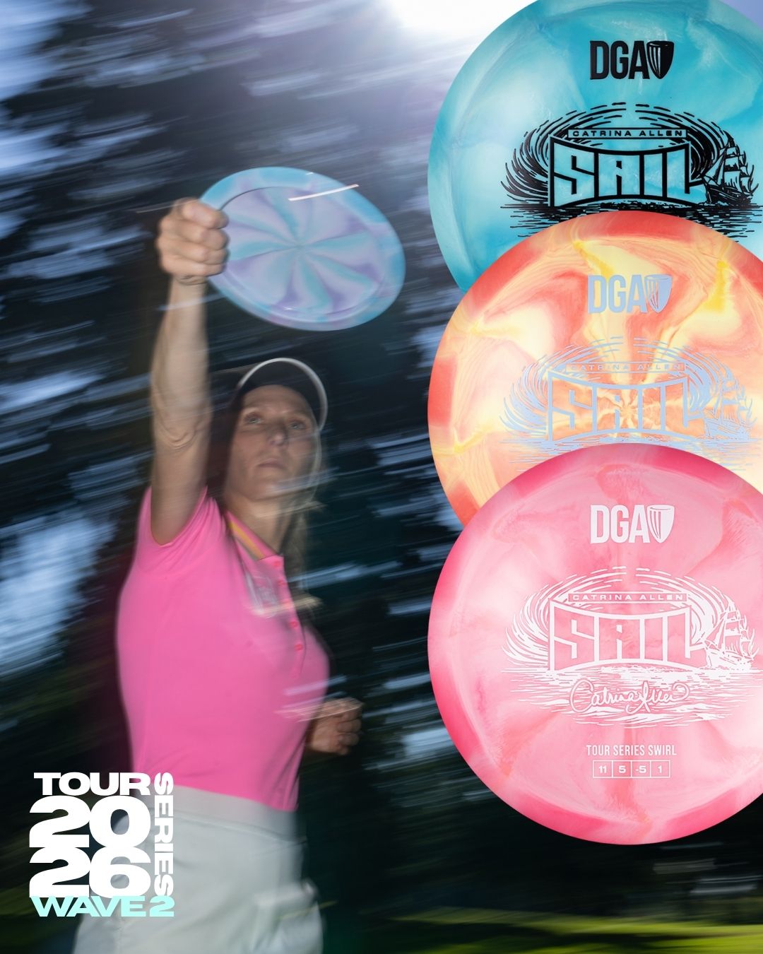 2026 Catrina Allen Tour Series Sail - Distance Driver - DGA Factory Store