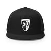 50 Year Mesh Trucker Cap - Black