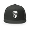 50 Year Mesh Trucker Cap - Charcoal