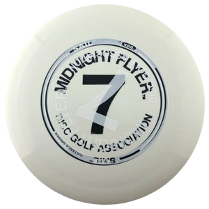 Misprint Midnight Flyer #7 Glow Sail Distance Driver (Blue, Pink, White)