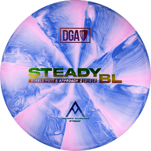 Andrew Marwede D - Line Stone Swirl Steady BL - Putt and Approach Disc - DGA Factory Store