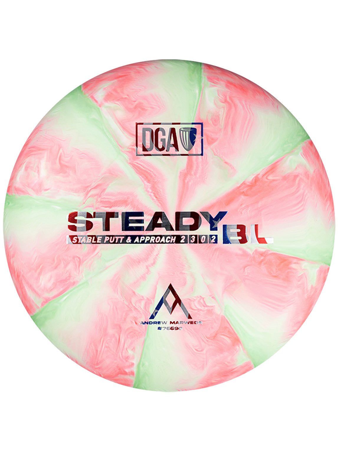 Andrew Marwede D - Line Stone Swirl Steady BL - Putt and Approach Disc - DGA Factory Store