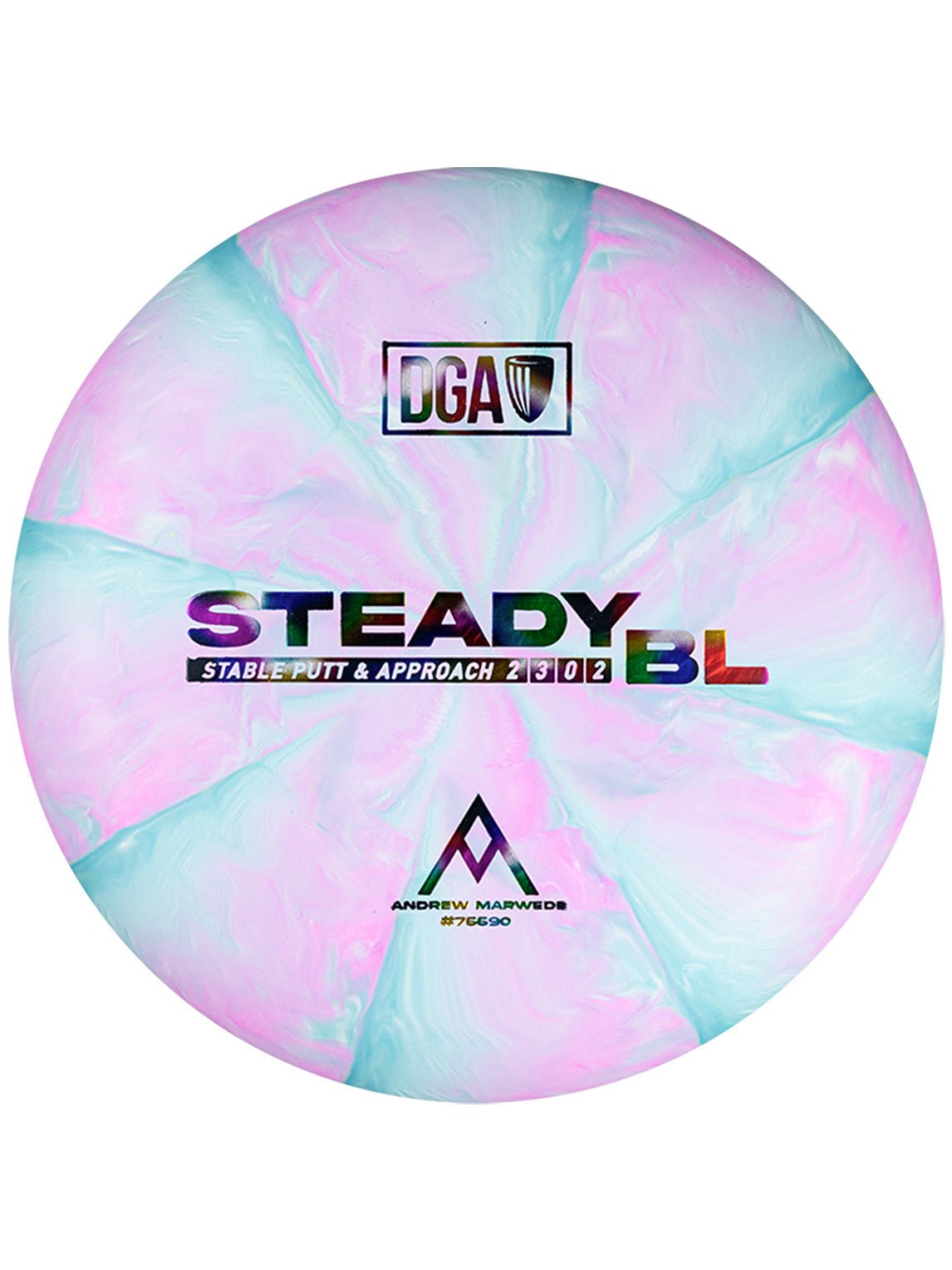 Andrew Marwede D - Line Stone Swirl Steady BL - Putt and Approach Disc - DGA Factory Store