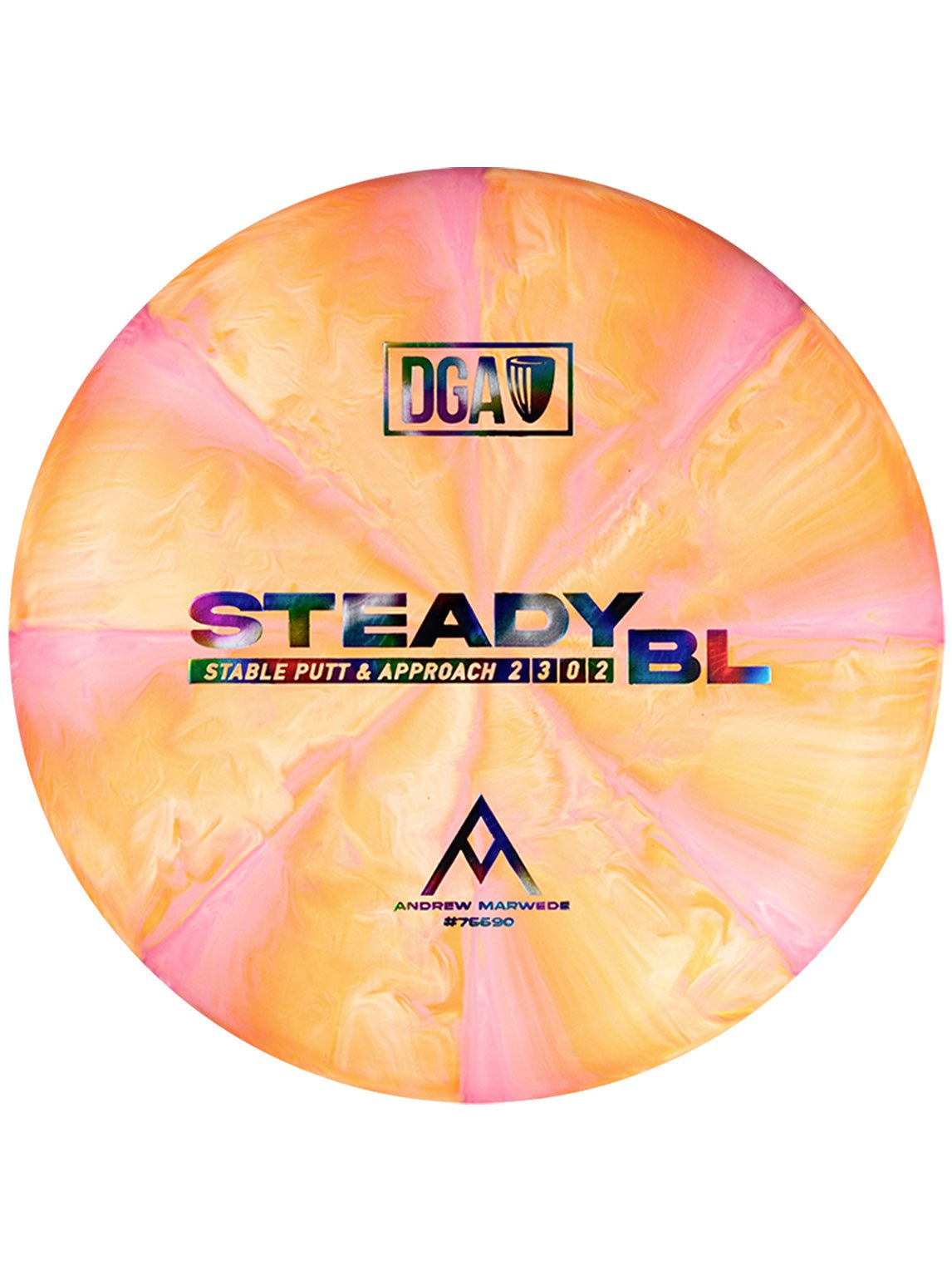 Andrew Marwede D - Line Stone Swirl Steady BL - Putt and Approach Disc - DGA Factory Store
