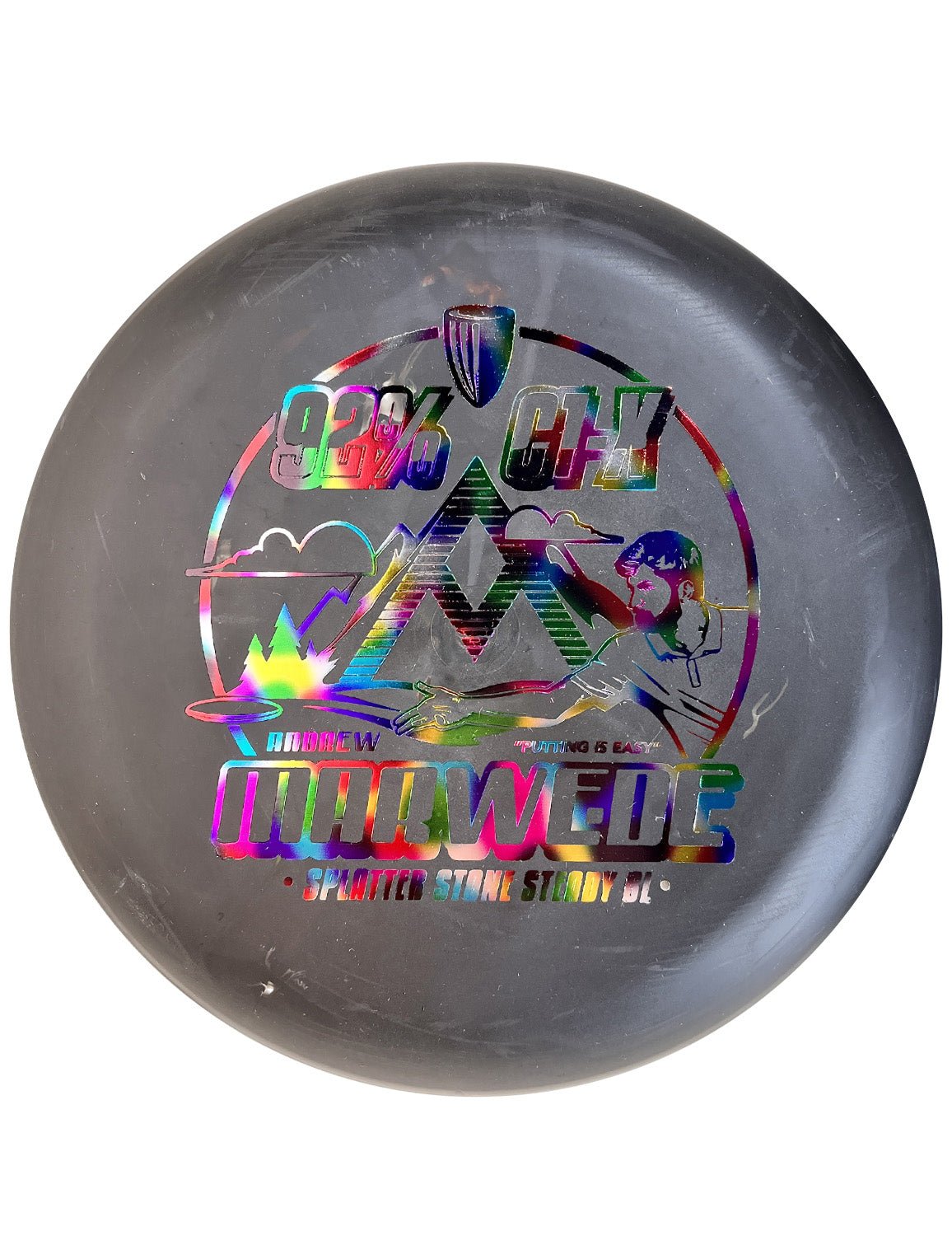 Andrew Marwede Splatter Stone Steady BL Putt & Approach Disc - Putt and Approach Disc - DGA Factory Store