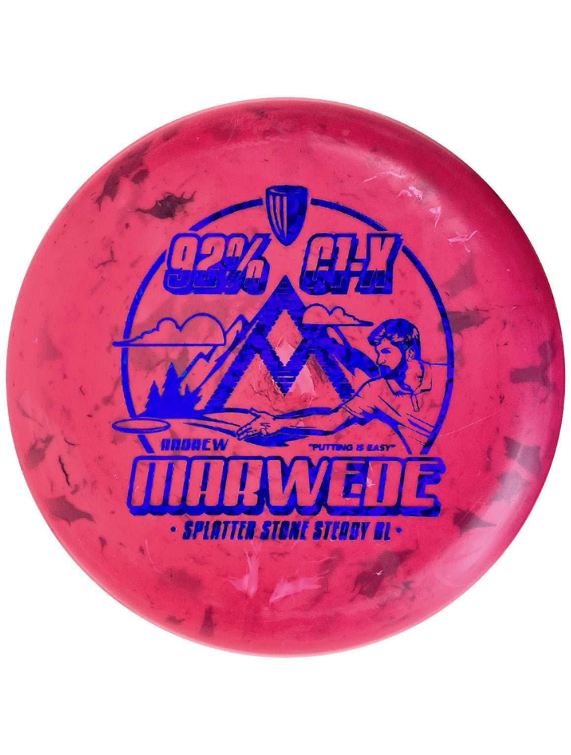 Andrew Marwede Splatter Stone Steady BL Putt & Approach Disc - Putt and Approach Disc - DGA Factory Store