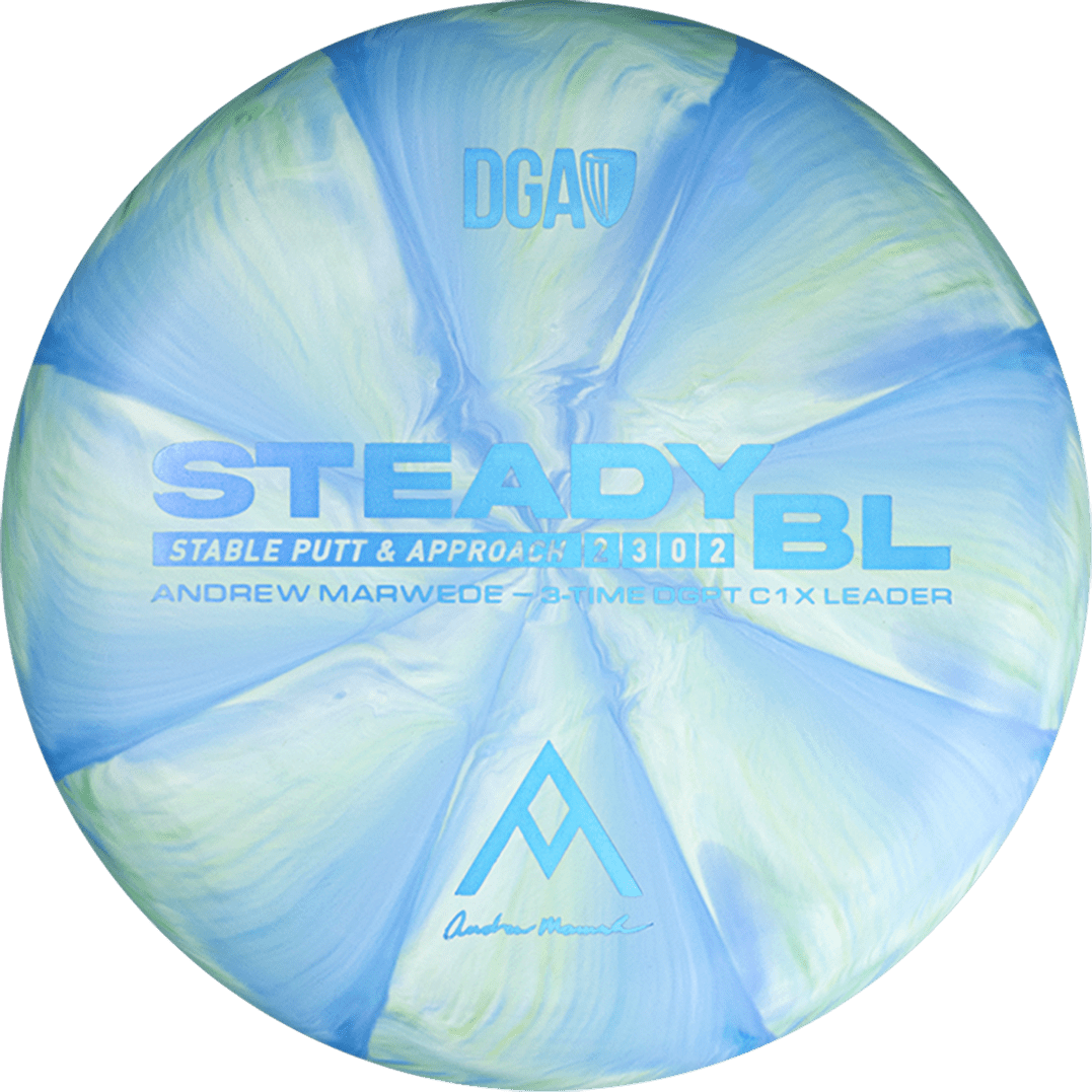 Andrew Marwede Stone Swirl Steady BL - Putt and Approach Disc - DGA Factory Store