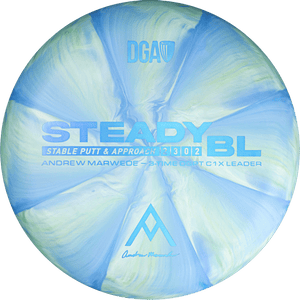 Andrew Marwede Stone Swirl Steady BL - Putt and Approach Disc - DGA Factory Store
