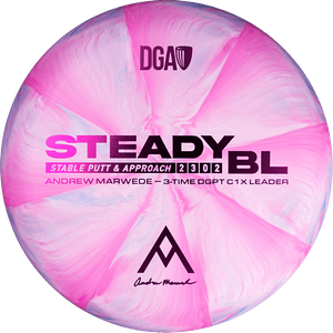 Andrew Marwede Stone Swirl Steady BL - Putt and Approach Disc - DGA Factory Store