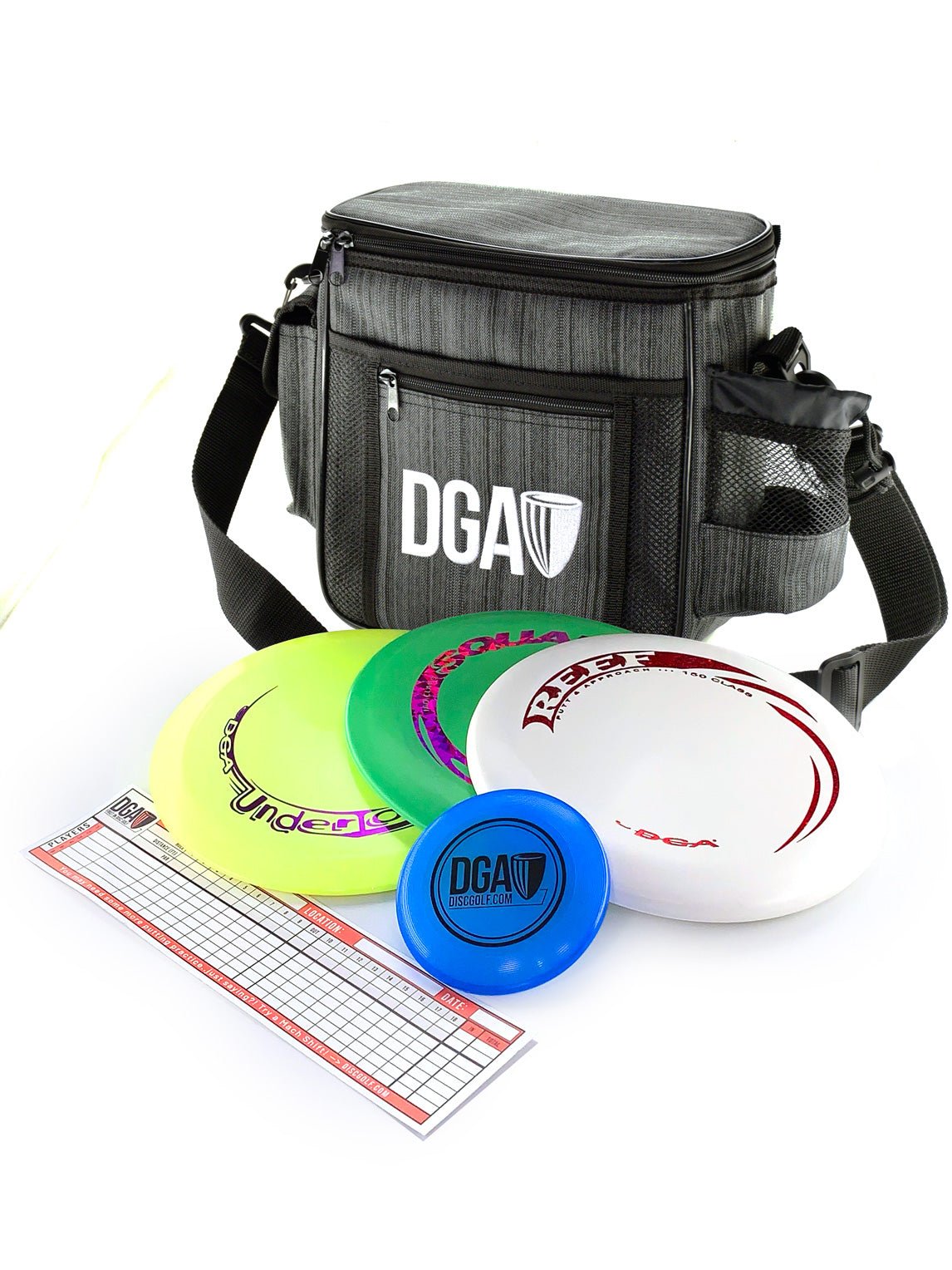 DGA Beginner Disc Golf Starter Set with Bag, Driver, Midrange and Putter - DIsc Golf Set - DGA Factory Store